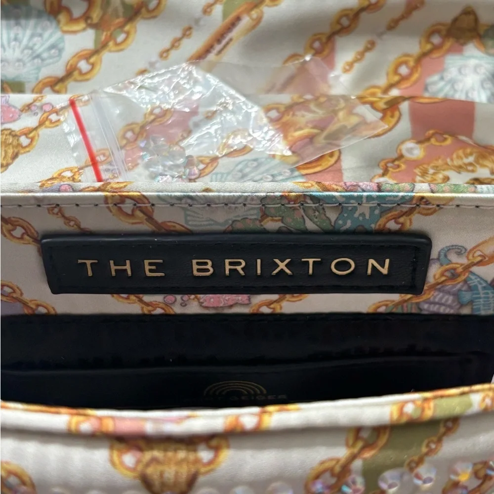 Kurt Geiger NWT The Brixton Seascape Iridescent Studded Bag W/Dustbag. - Picture 8 of 16